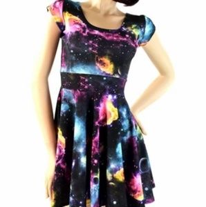 Galaxy Skater Dress